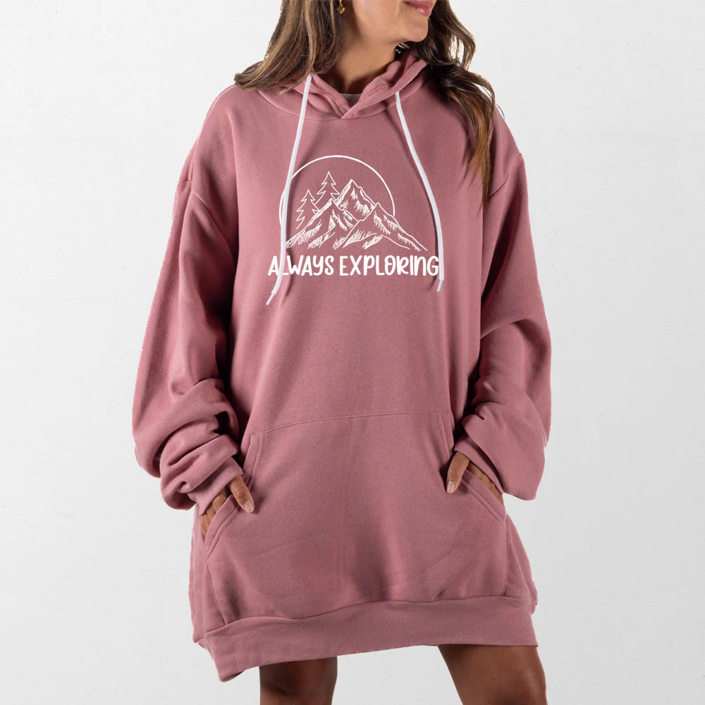 Always Exploring Giant Hoodie - Image 10