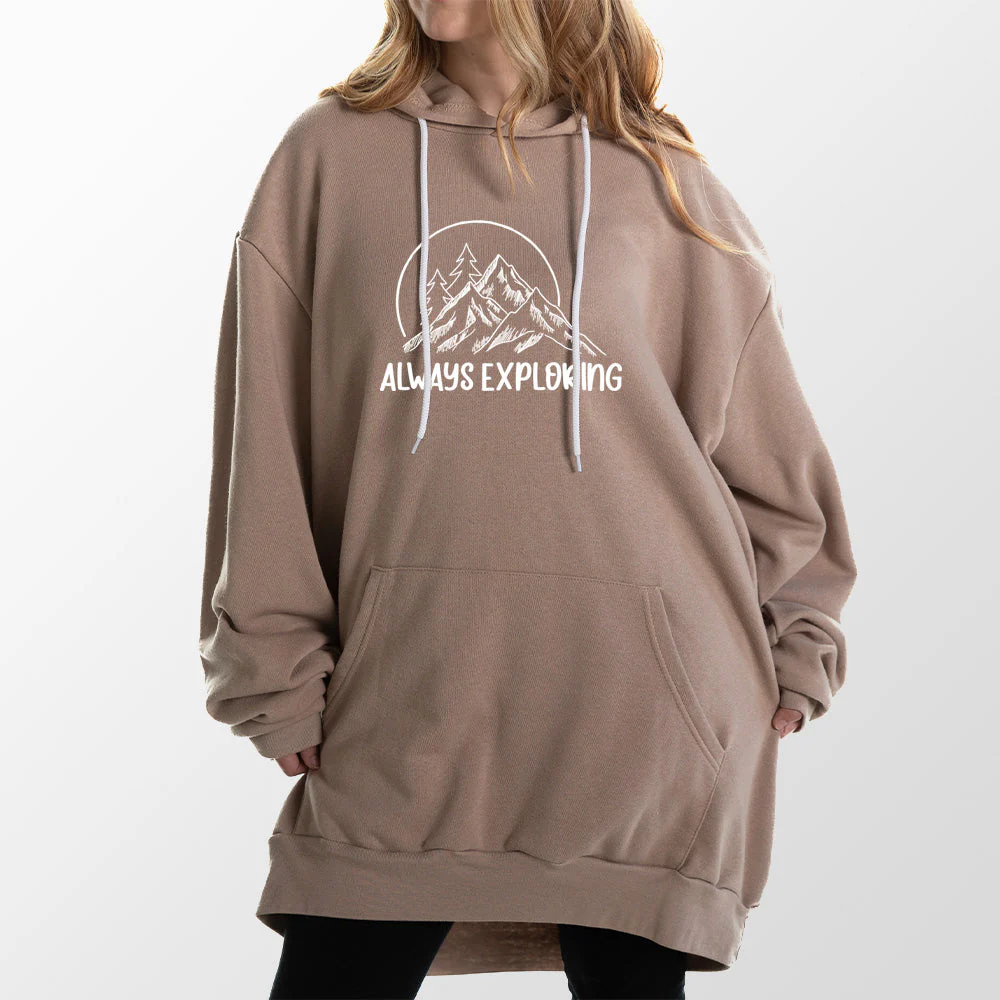 Always Exploring Giant Hoodie - Image 15