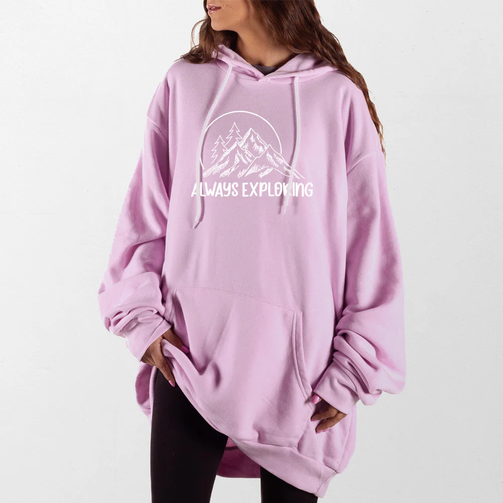 Always Exploring Giant Hoodie - Image 5