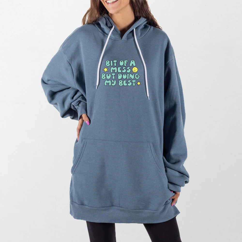 Bit Of A Mess Giant Hoodie - Image 4