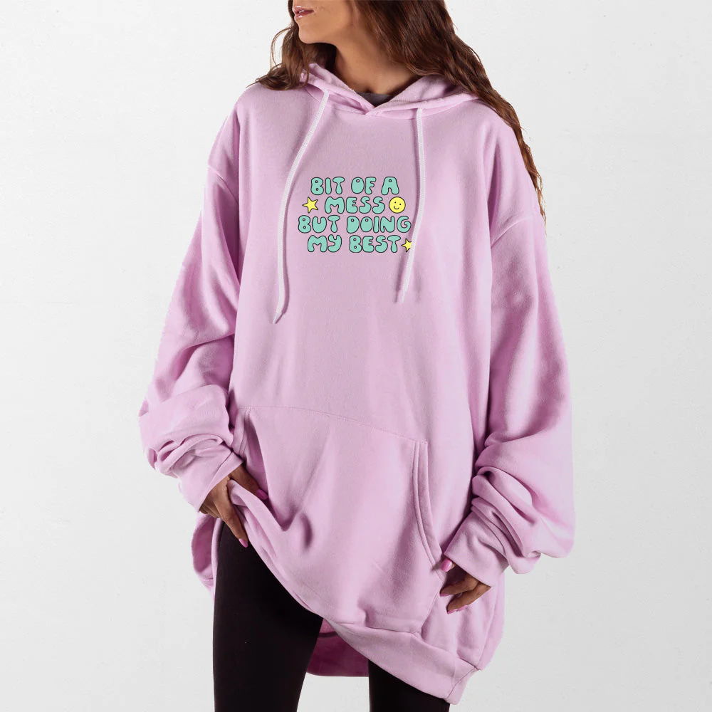 Bit Of A Mess Giant Hoodie - Image 5
