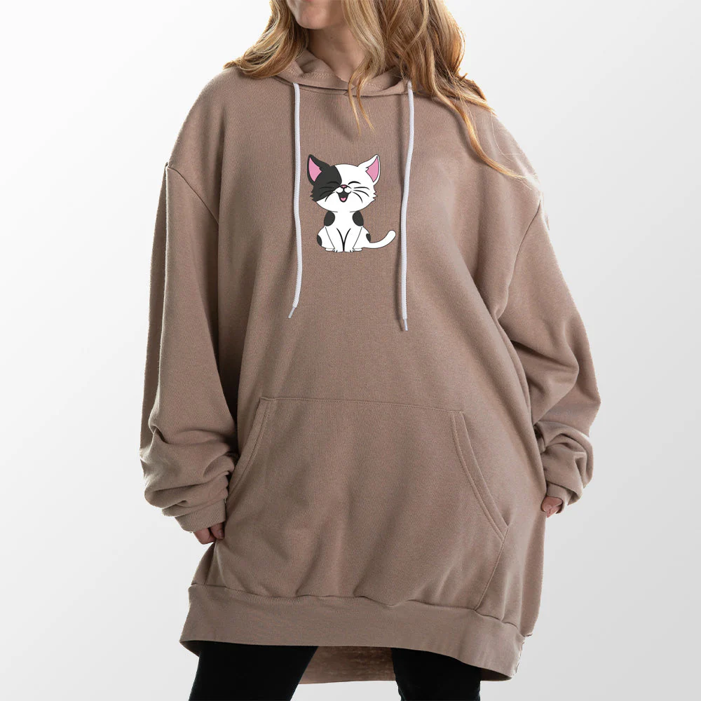 Cartoon Kitty Giant Hoodie - Image 15