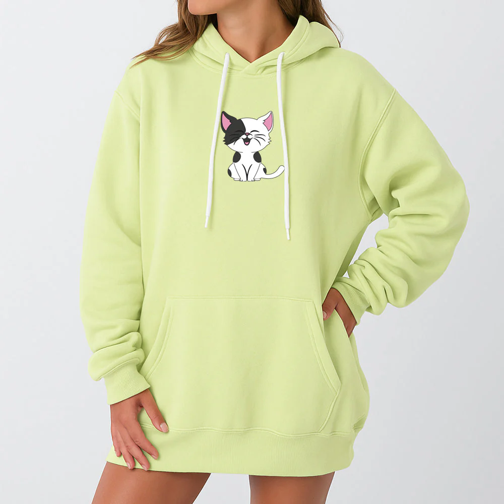 Cartoon Kitty Giant Hoodie - Image 19