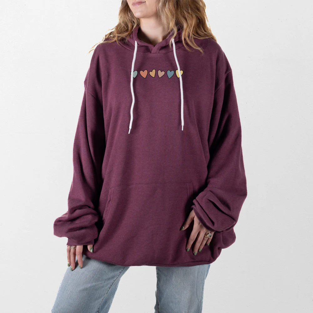 Cute Hearts Giant Hoodie - Image 12