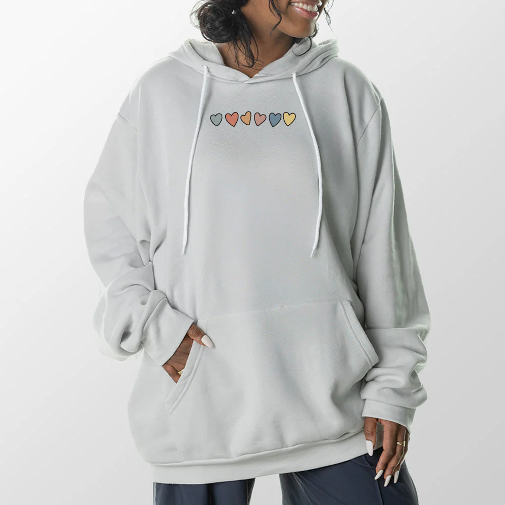 Cute Hearts Giant Hoodie - Image 18