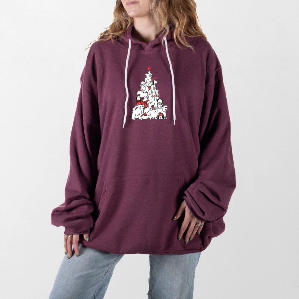 Dog Christmas Tree Giant Hoodie - Image 12