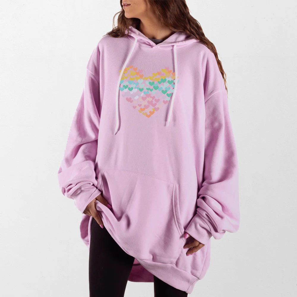 Heart of Hearts Giant Hoodie - Image 4