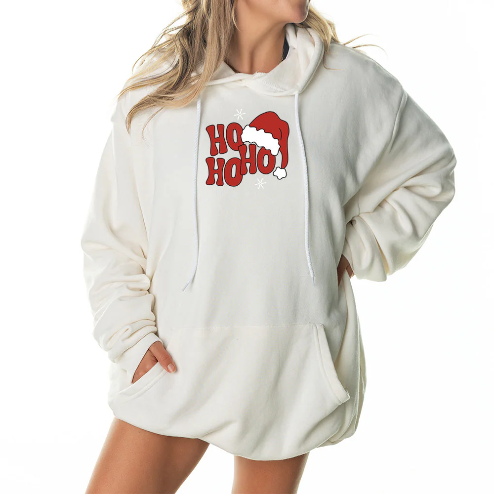 HoHoHo Outline Giant Hoodie - Image 17