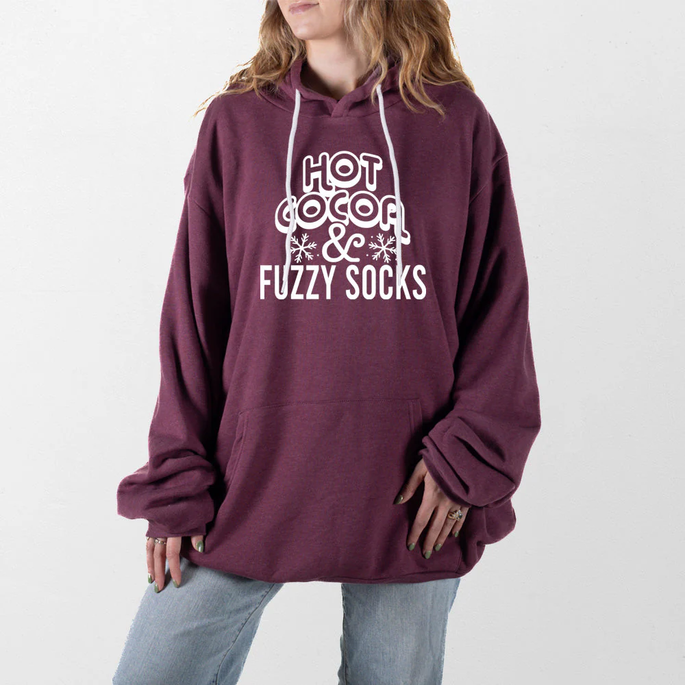 Hot Cocoa and Fuzzy Socks Giant Hoodie