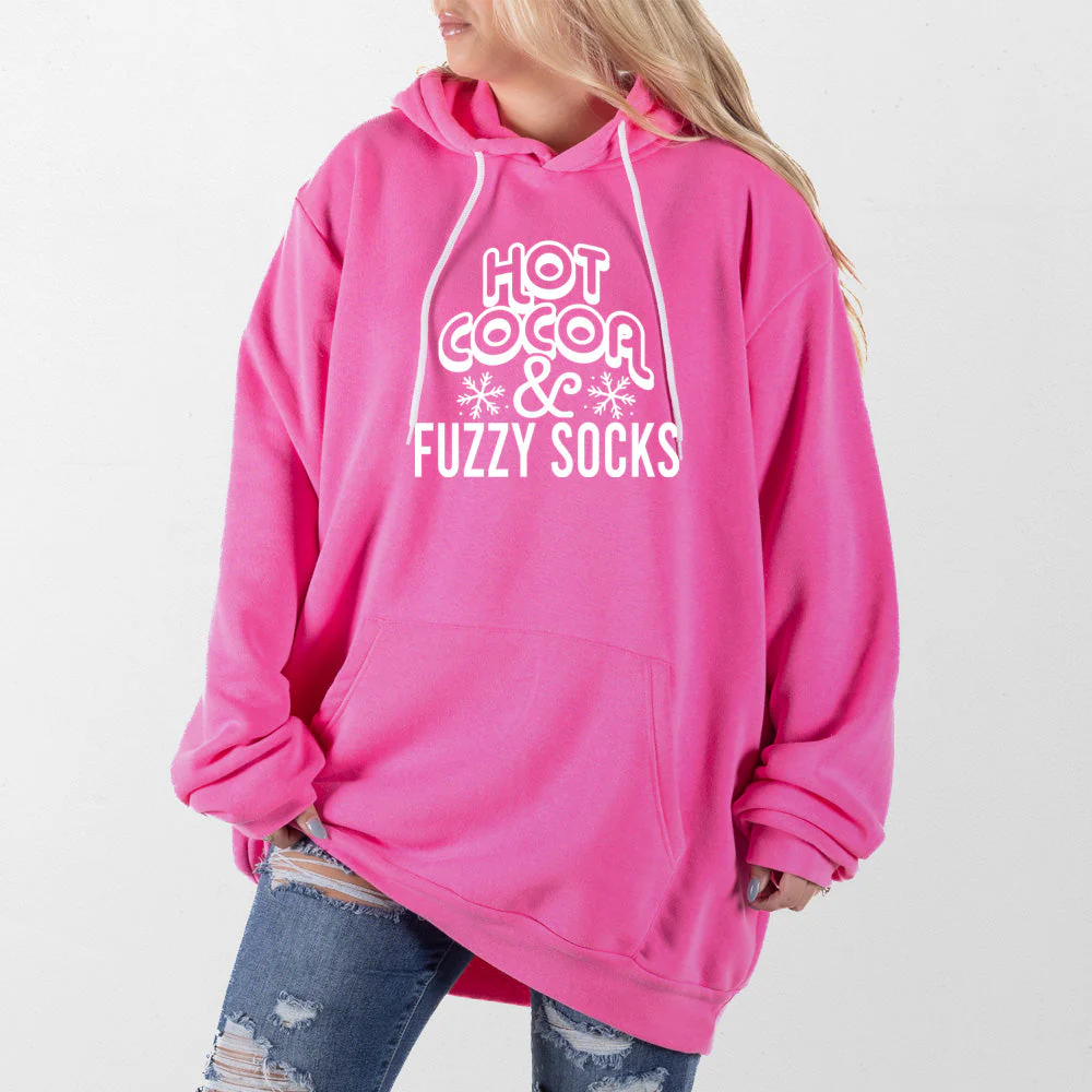 Hot Cocoa and Fuzzy Socks Giant Hoodie - Image 14