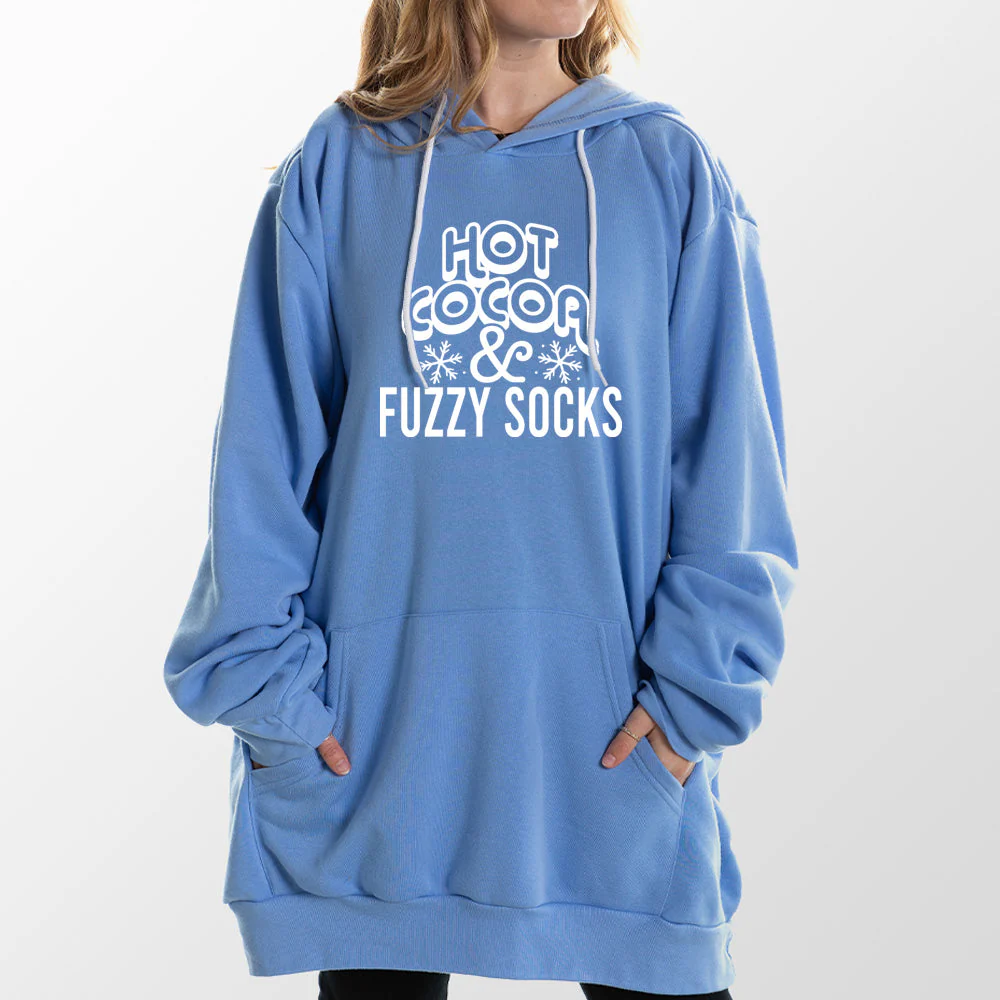 Hot Cocoa and Fuzzy Socks Giant Hoodie - Image 16