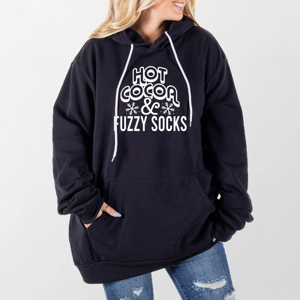 Hot Cocoa and Fuzzy Socks Giant Hoodie - Image 2