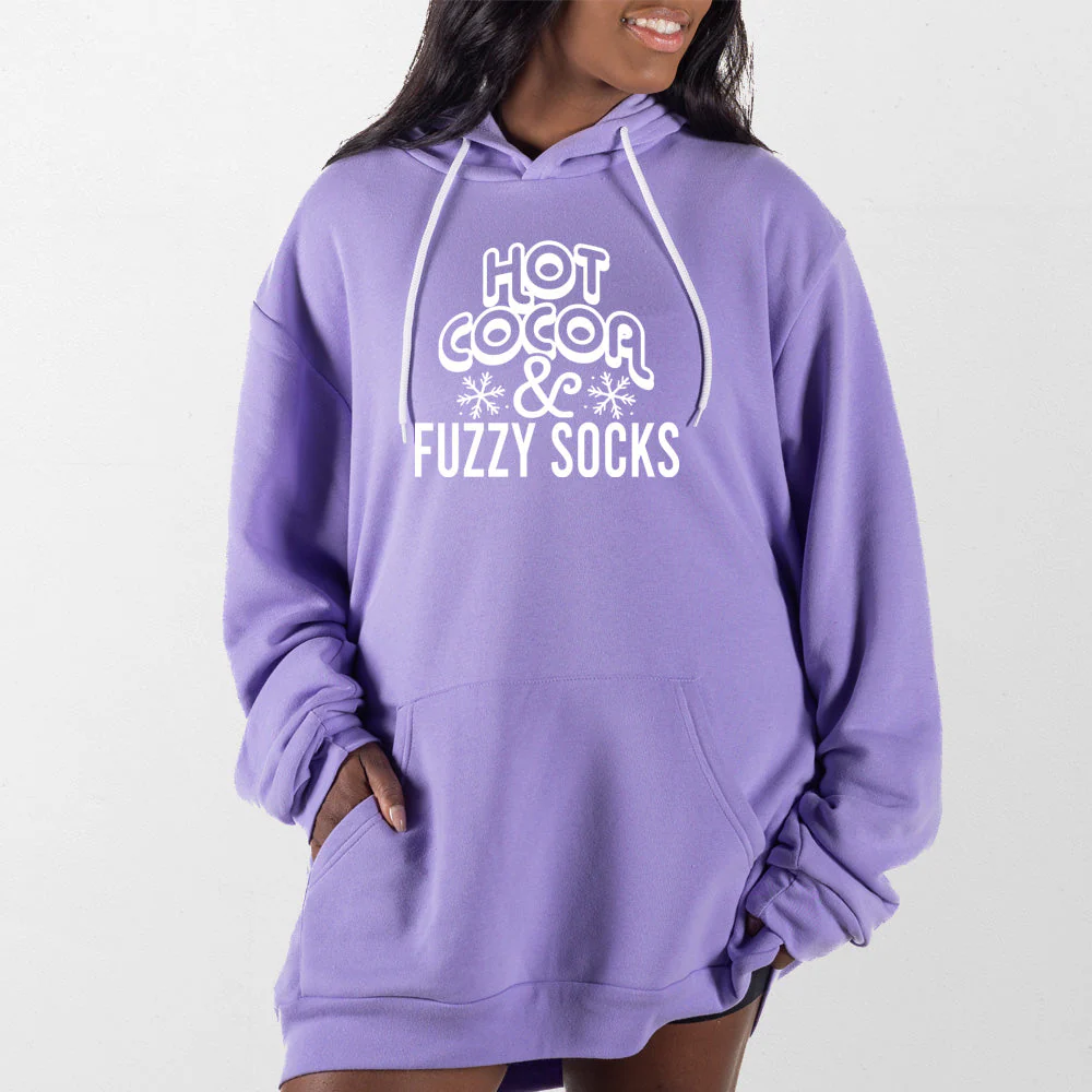 Hot Cocoa and Fuzzy Socks Giant Hoodie - Image 6