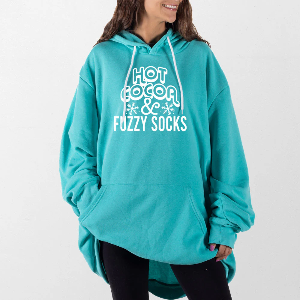 Hot Cocoa and Fuzzy Socks Giant Hoodie - Image 8