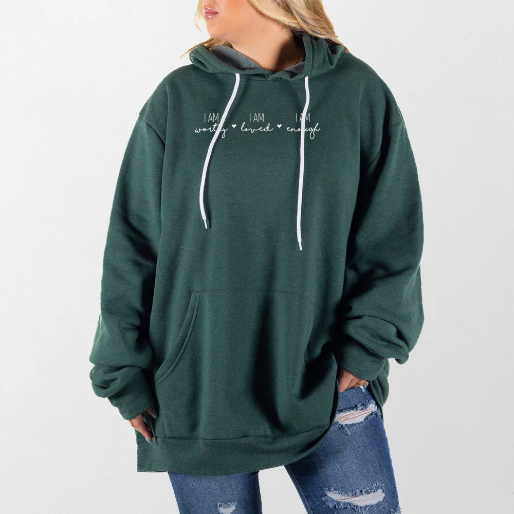 I Am Worthy Giant Hoodie - Image 5