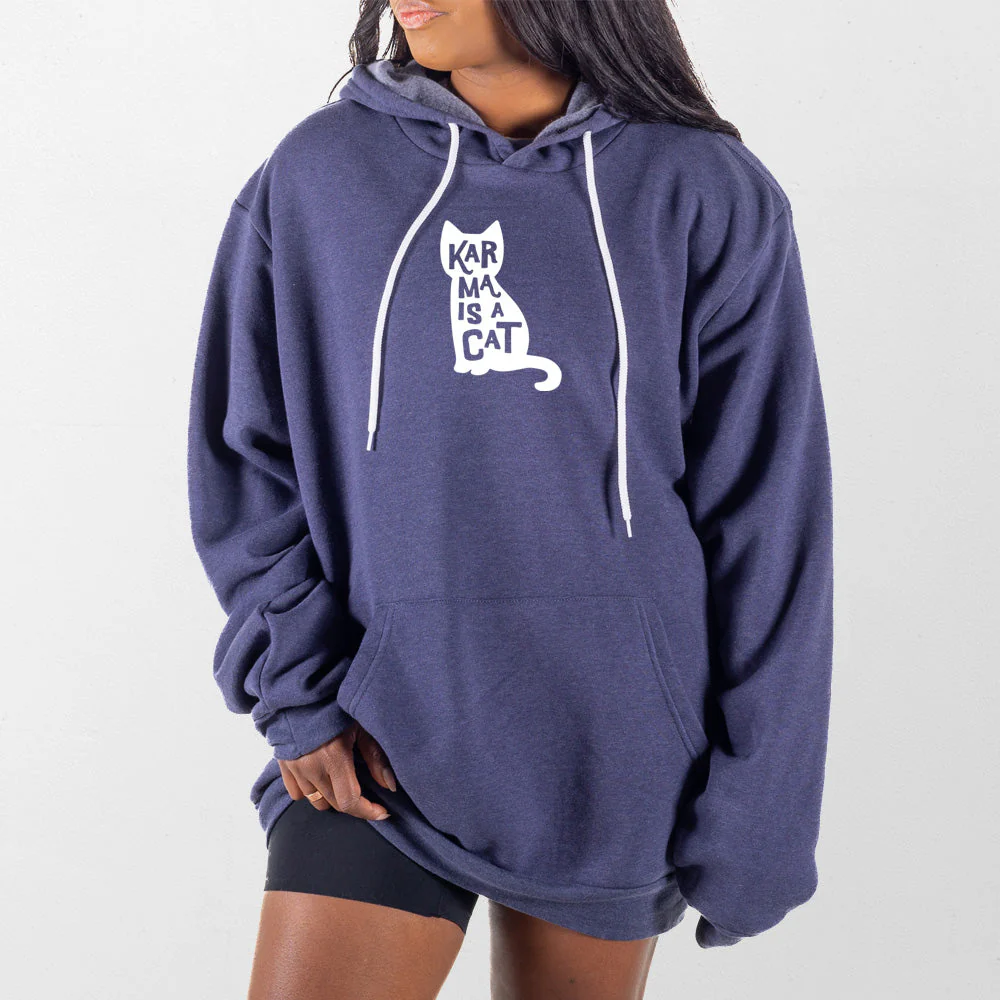 Karma is a Cat Giant Hoodie - Image 8