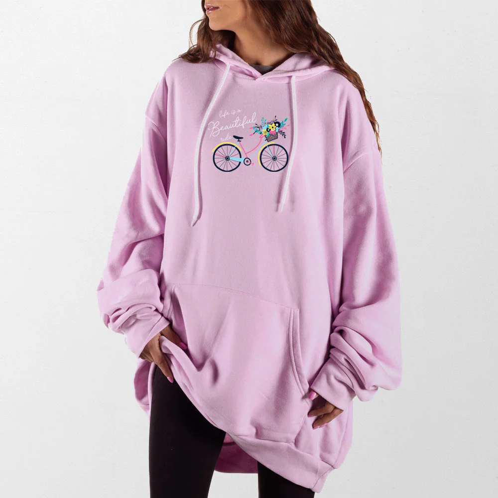 Life Is A Beautiful Ride Giant Hoodie - Image 4