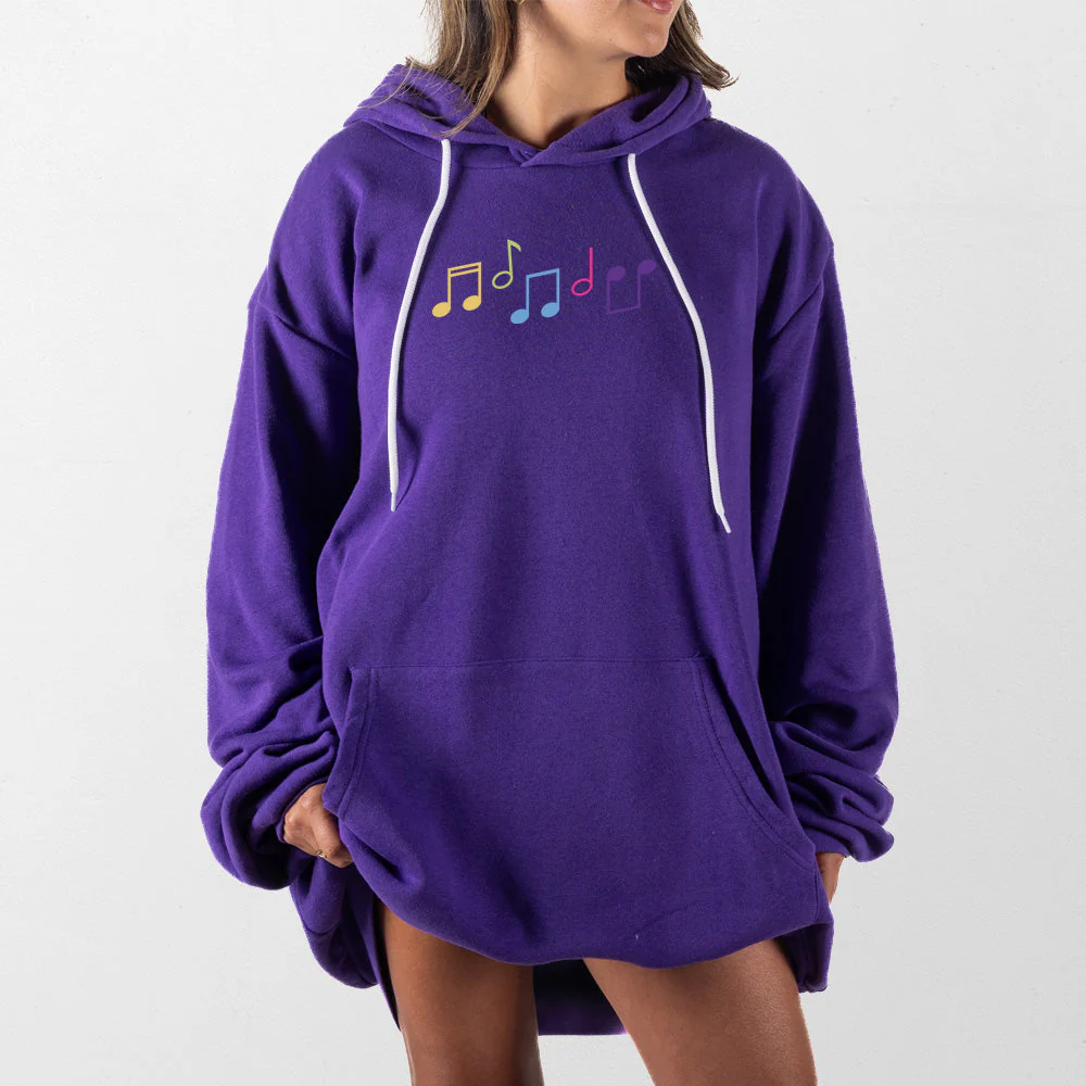 Music Notes Giant Hoodie - Image 12