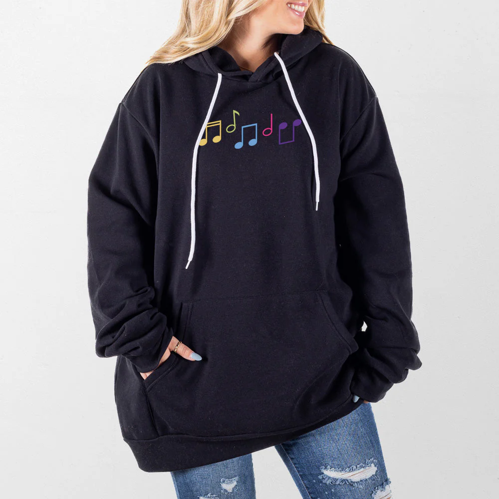 Music Notes Giant Hoodie - Image 2