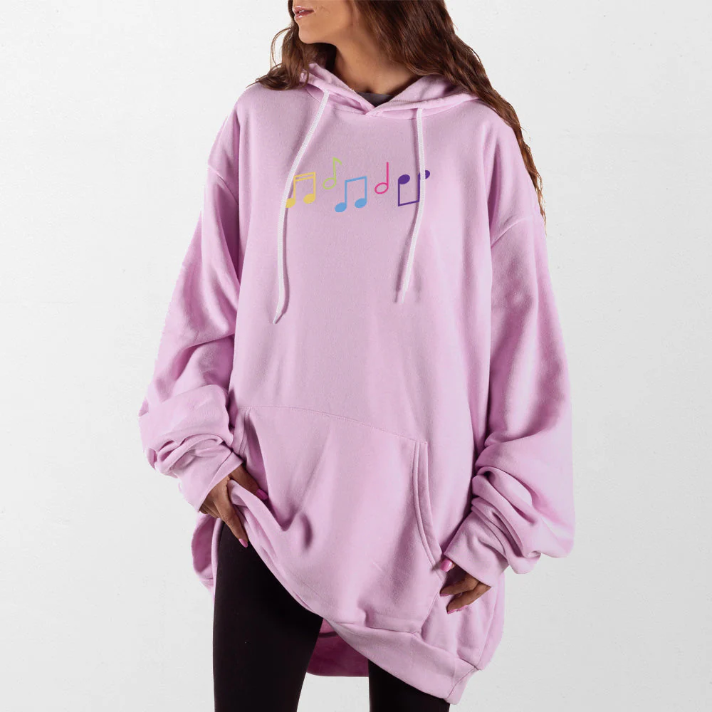 Music Notes Giant Hoodie - Image 5