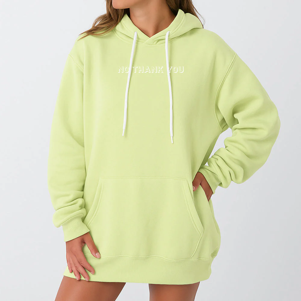 No Thank You Giant Hoodie - Image 18