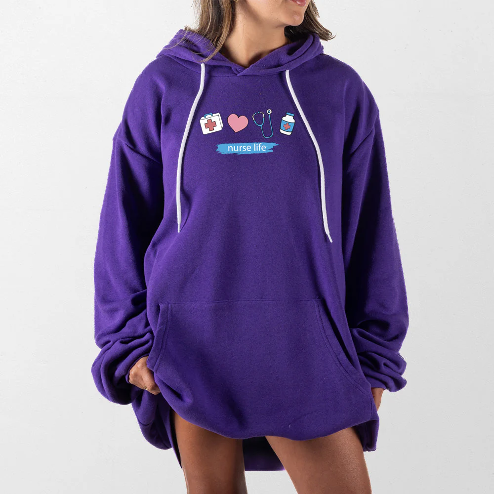 Nurse Life Giant Hoodie - Image 12
