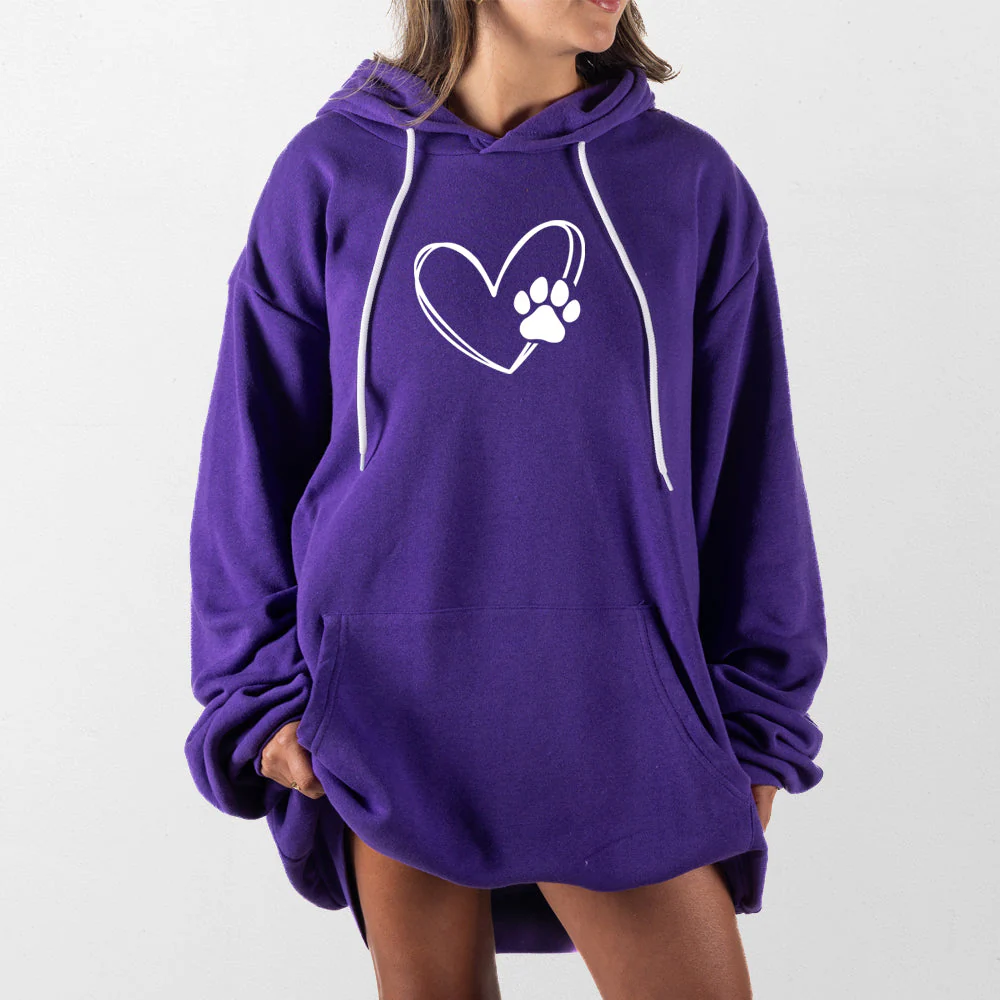 Paw Heart Giant Hoodie - Image 12