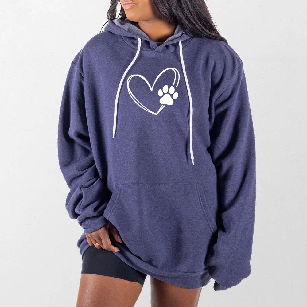 Paw Heart Giant Hoodie - Image 8