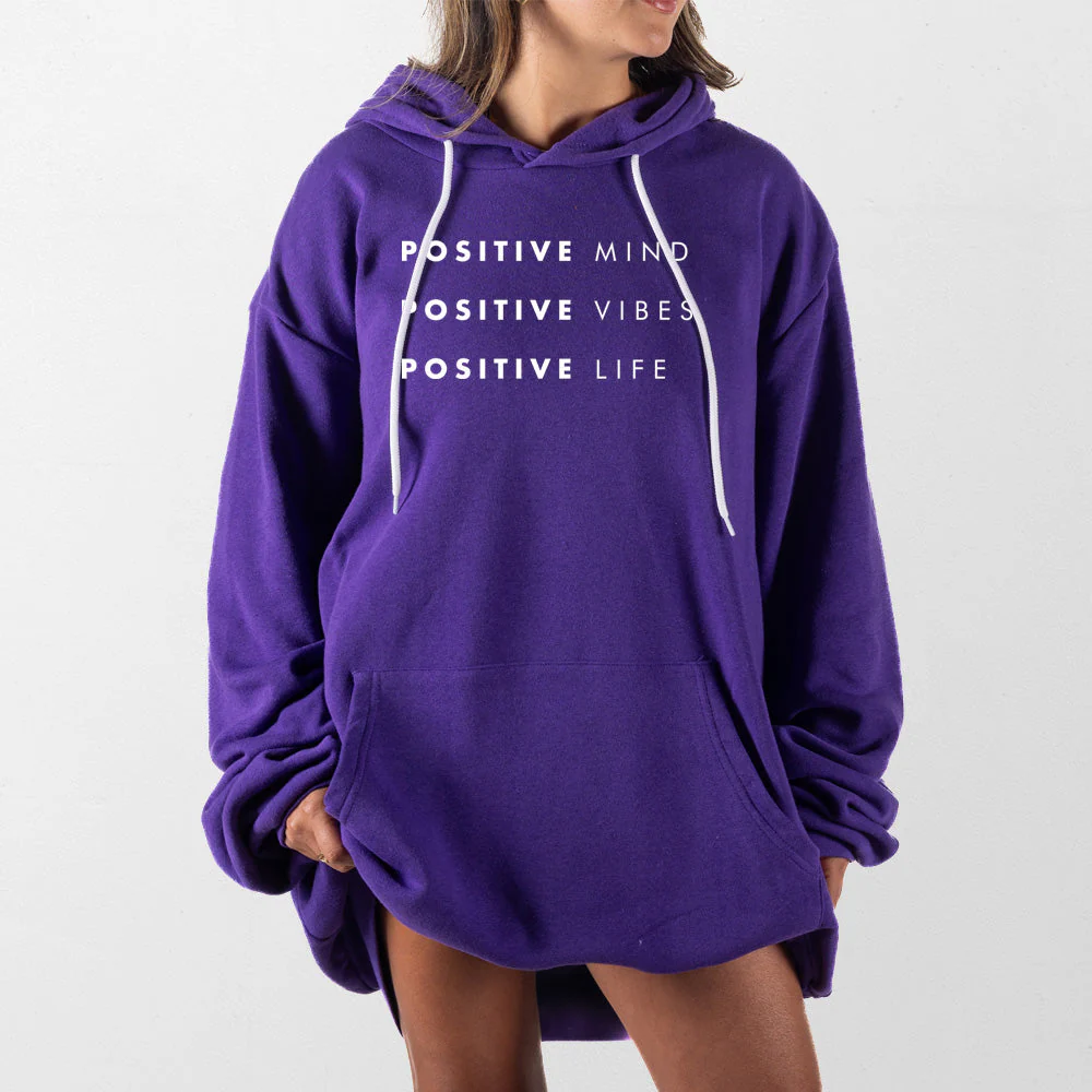 Positive Mind Vibes Life Giant Hoodie - Image 12