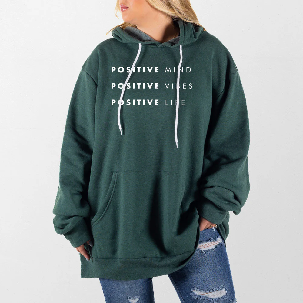 Positive Mind Vibes Life Giant Hoodie - Image 5