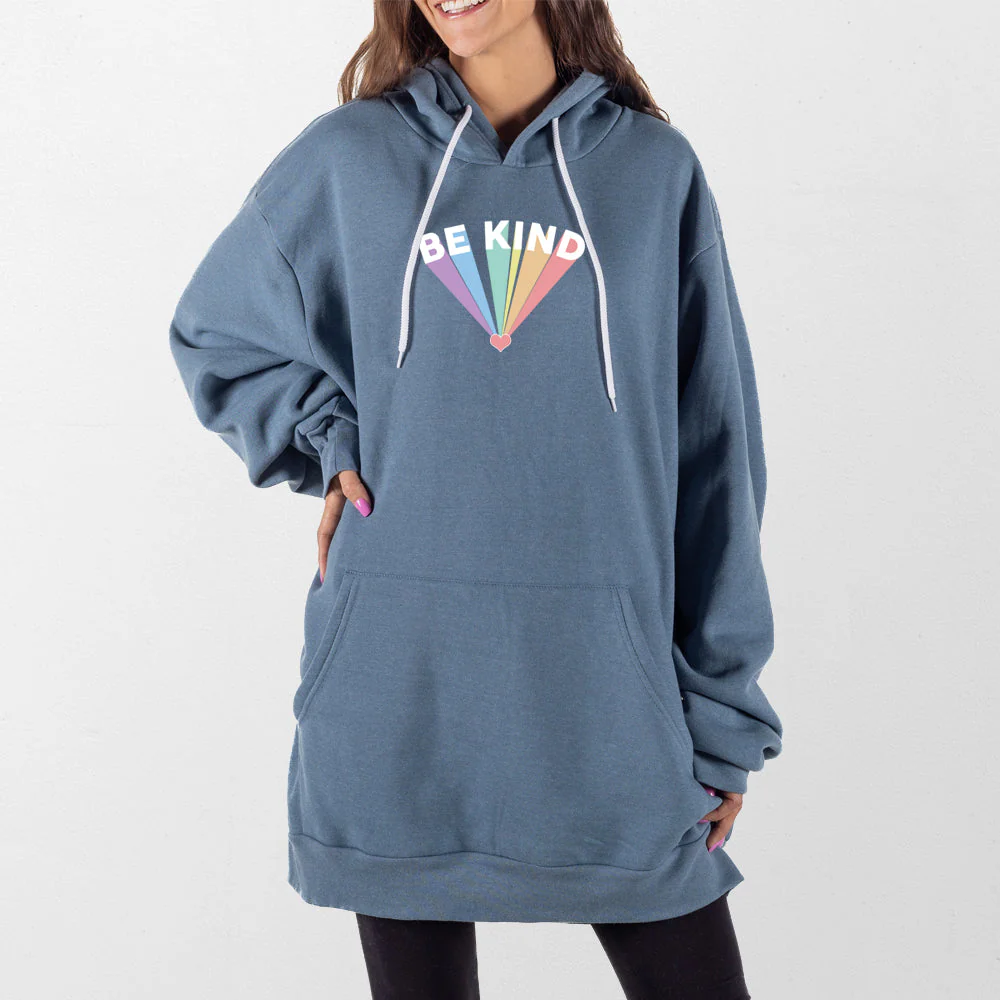 Rainbow Be Kind Giant Hoodie - Image 4