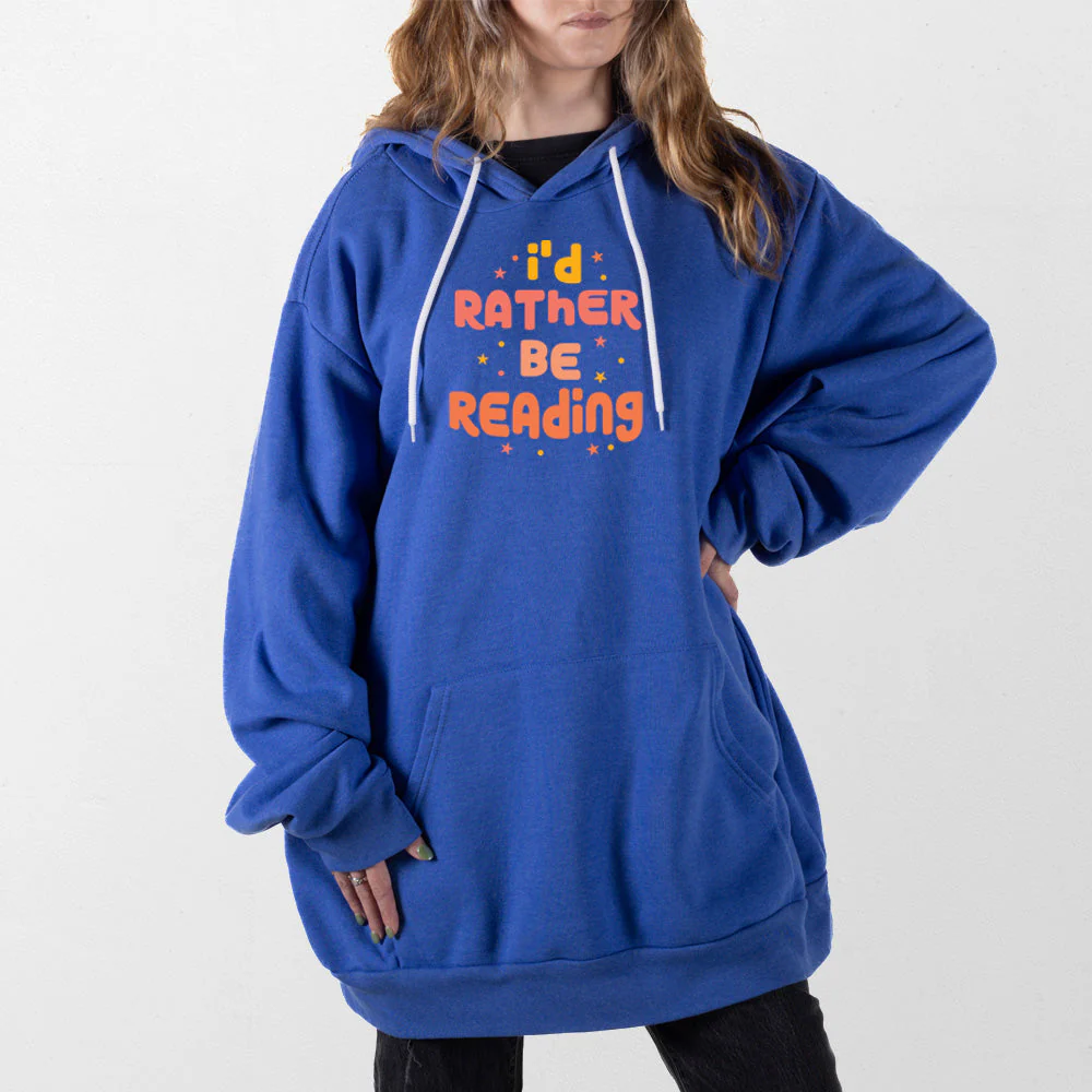 Rather Be Reading Giant Hoodie - Image 2