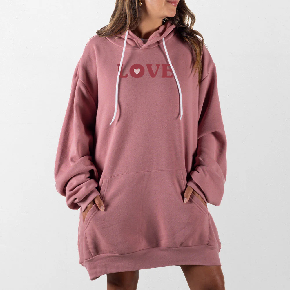 Red Love Giant Hoodie - Image 11