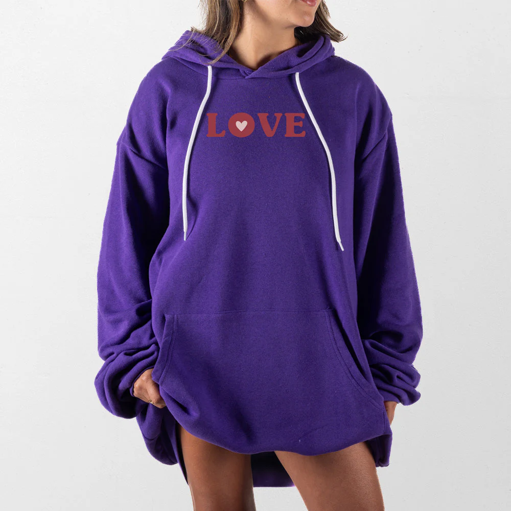 Red Love Giant Hoodie - Image 13