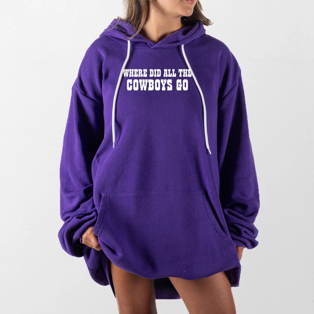 Where Did All The Cowboys Go Giant Hoodie - Image 12