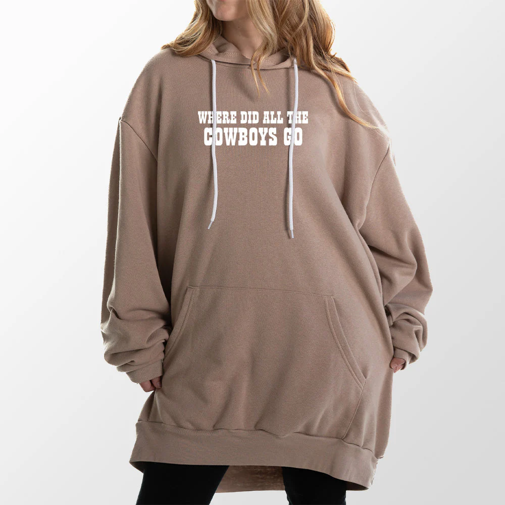 Where Did All The Cowboys Go Giant Hoodie - Image 15