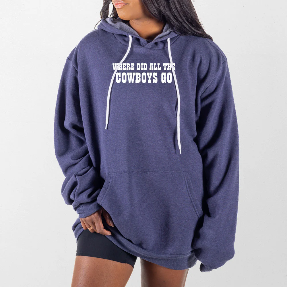 Where Did All The Cowboys Go Giant Hoodie - Image 8