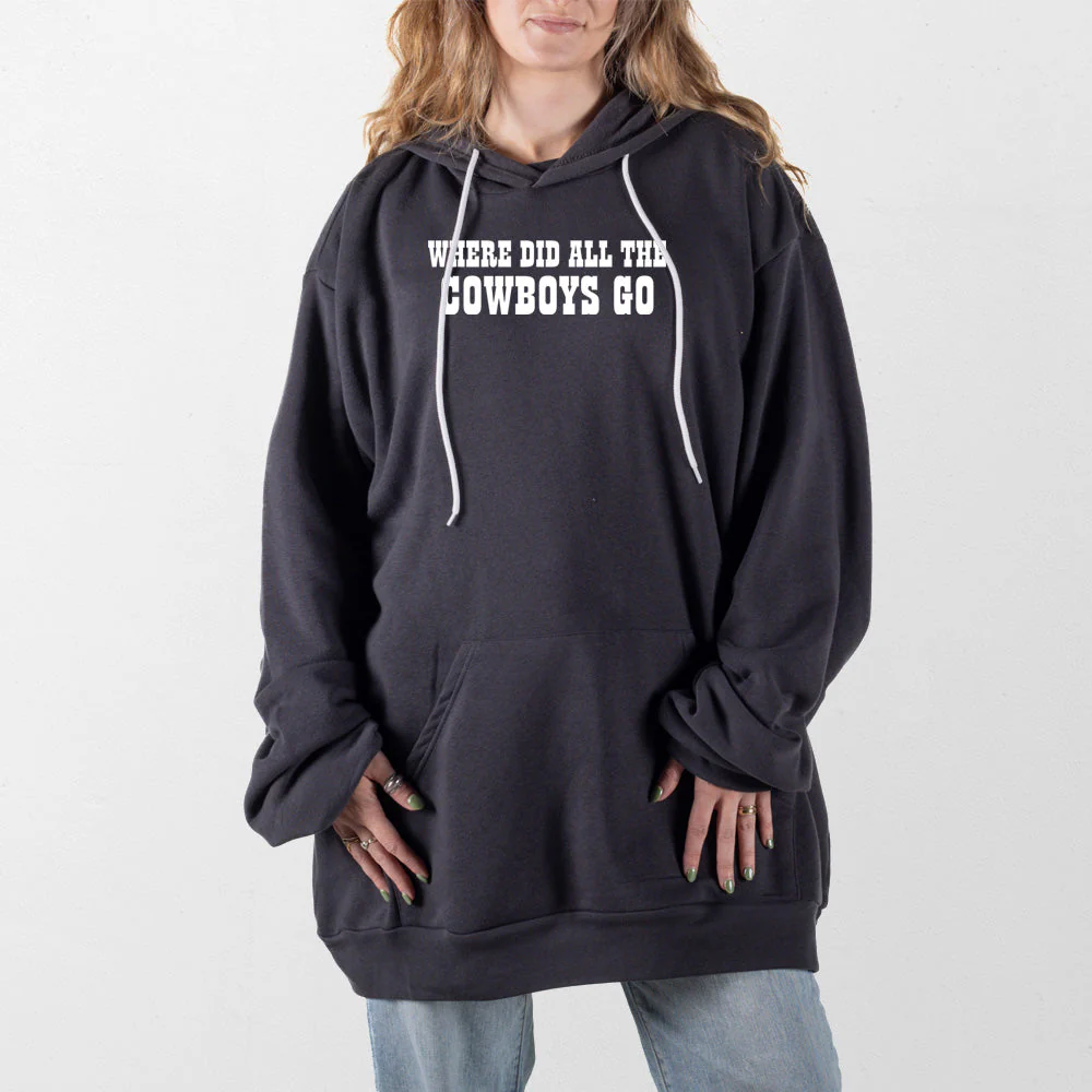 Where Did All The Cowboys Go Giant Hoodie - Image 9