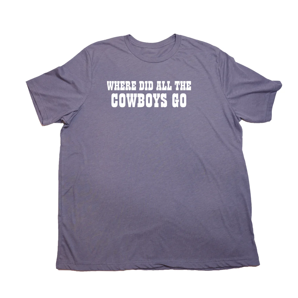 Where Did All The Cowboys Go Giant Shirt - Image 4
